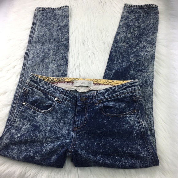 Stella McCartney Skinny Ankle Acid Wash Jeans 30 - Picture 3 of 8